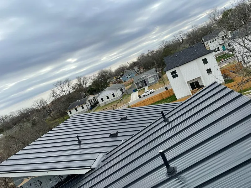 Standing seam metal roof panels with vents for Skylight Repair in Hueytown